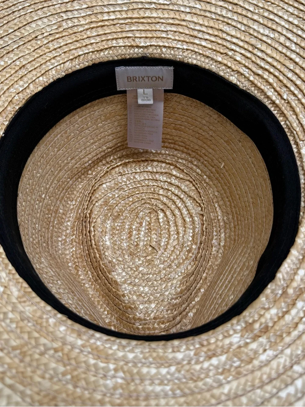 Brixton “Joanna” straw wide-brim fedora straw hat